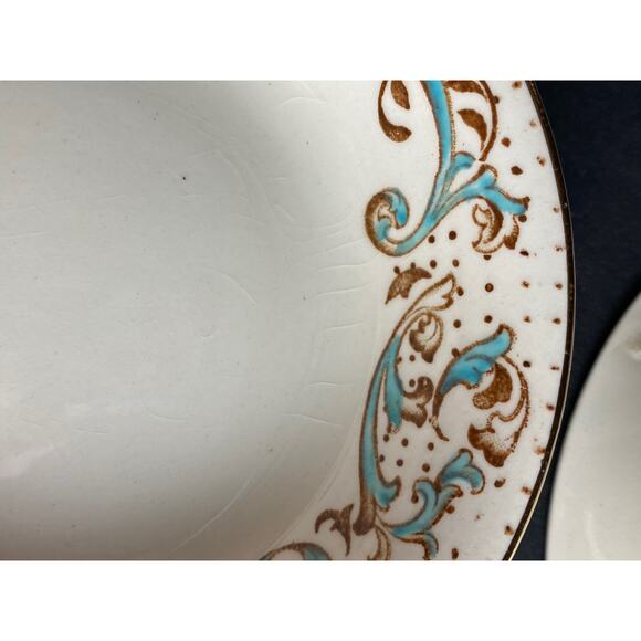 Rare Set of 4 Alfred Meakin Brierley Berry Bowls | Antique Late 1800s Fine China - Picture 5 of 8